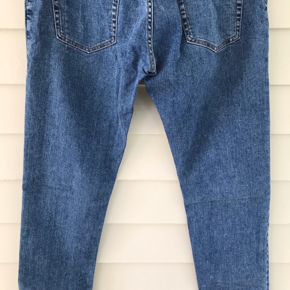 Balmain Paris Men’s Denim Jeans Crystal Knee Patches Slim Fit Size 30 - Picture 8 of 10